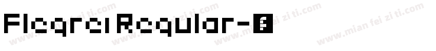 Flegrei Regular字体转换